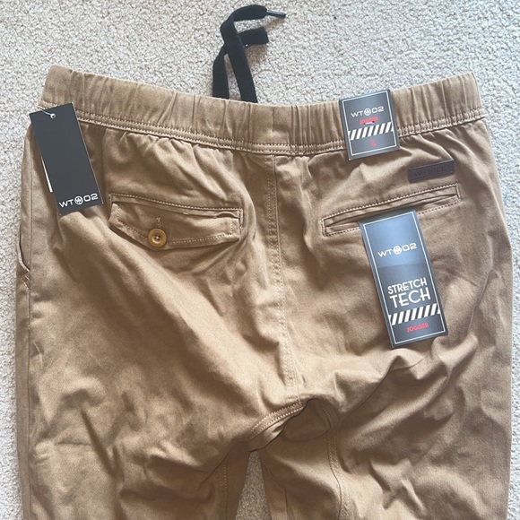 NWT Stretch Tech Wt02 Khaki Jogger Pants - Picture 6 of 9